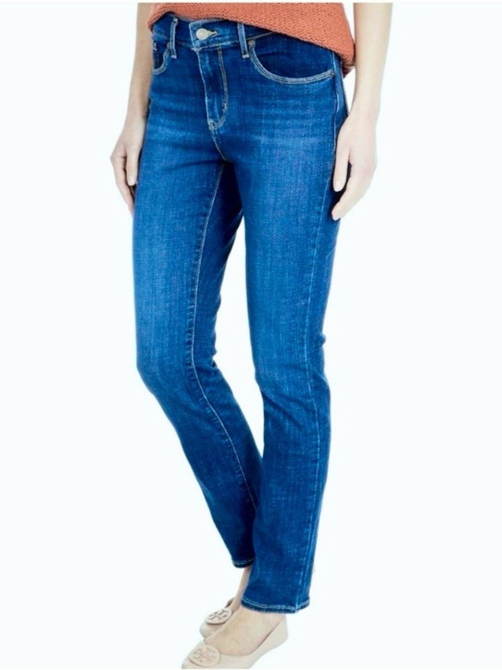 Levi’s 505 Straight Jeans in Blue Wash Women’s 12S